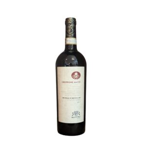 Bottiglia di Brunello di Montalcino DOCG 2017 Greppone Mazzi di Ruffino, vista frontale con etichetta